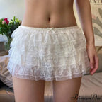 Soft Net Lace Bloomer Skirt
