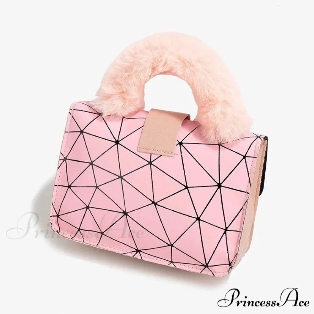 Soft Petite Square Printed Messenger Handbag