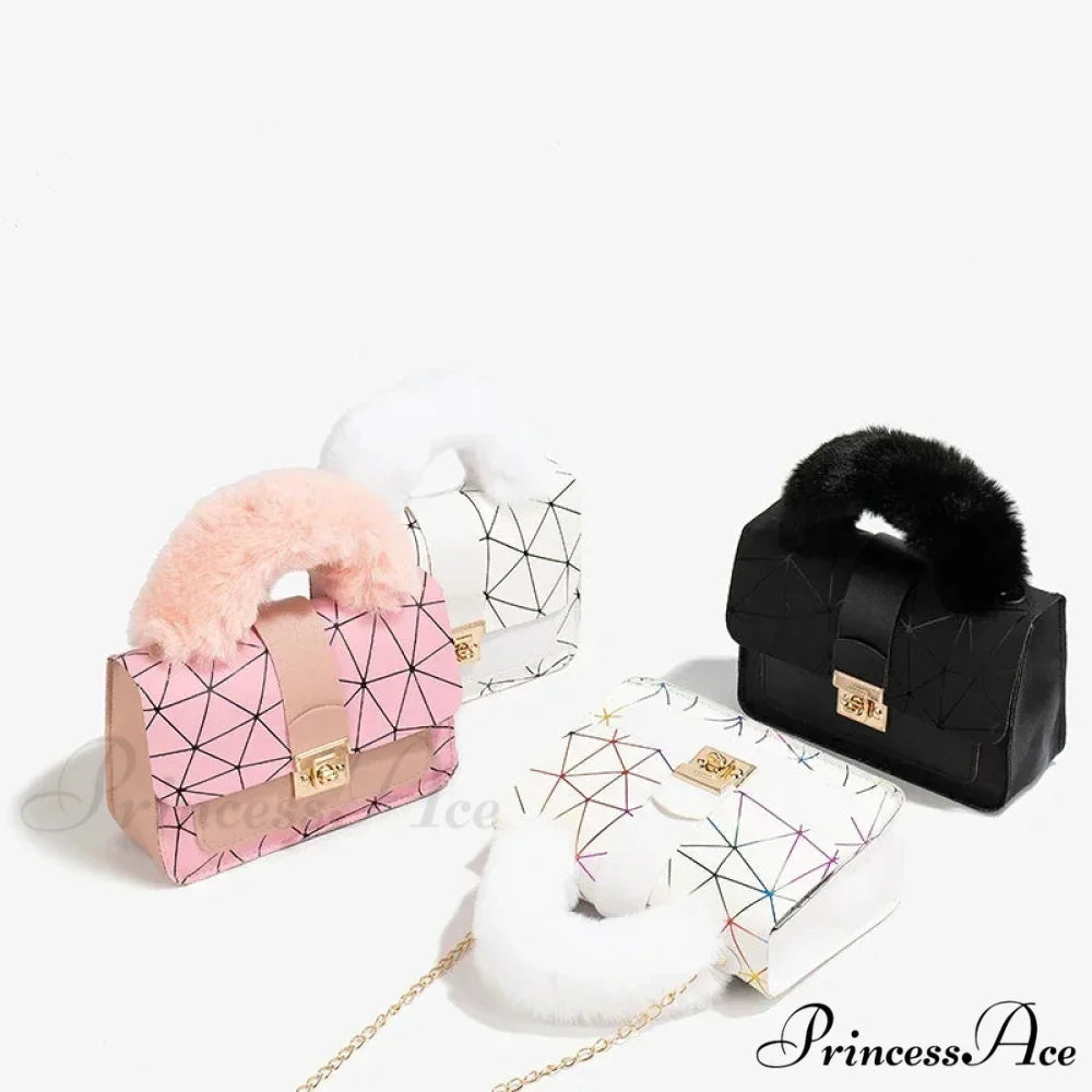 Soft Petite Square Printed Messenger Handbag