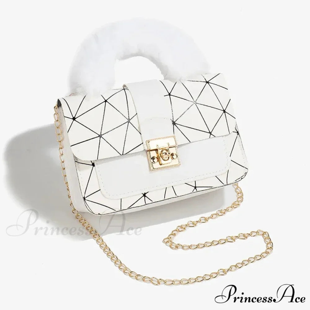 Soft Petite Square Printed Messenger Handbag