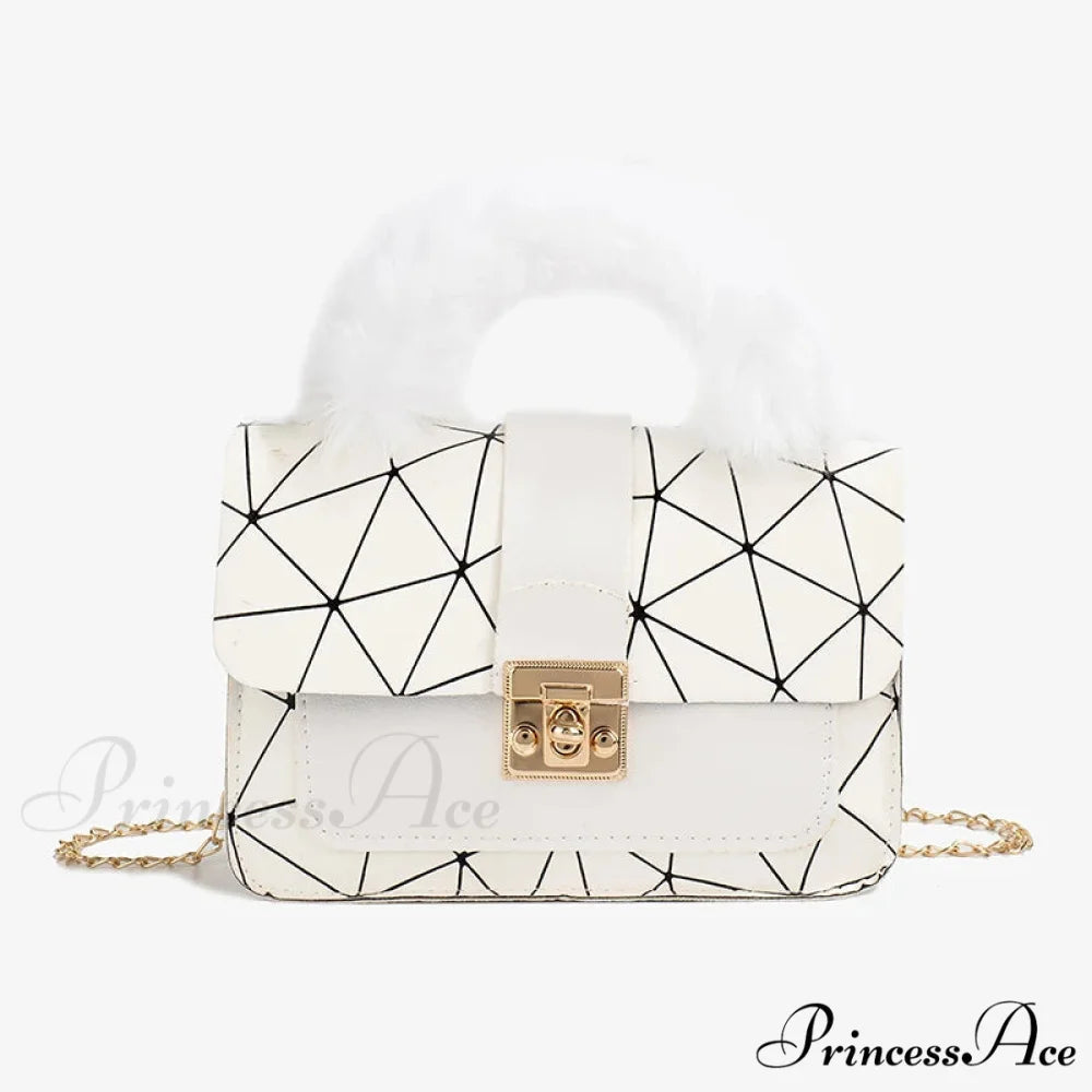 Soft Petite Square Printed Messenger Handbag