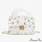 Soft Petite Square Printed Messenger Handbag