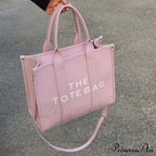 Soft PU Leather Tote Shoulder Handbag