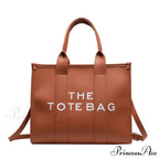 Soft PU Leather Tote Shoulder Handbag