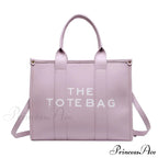 Soft PU Leather Tote Shoulder Handbag