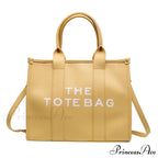 Soft PU Leather Tote Shoulder Handbag