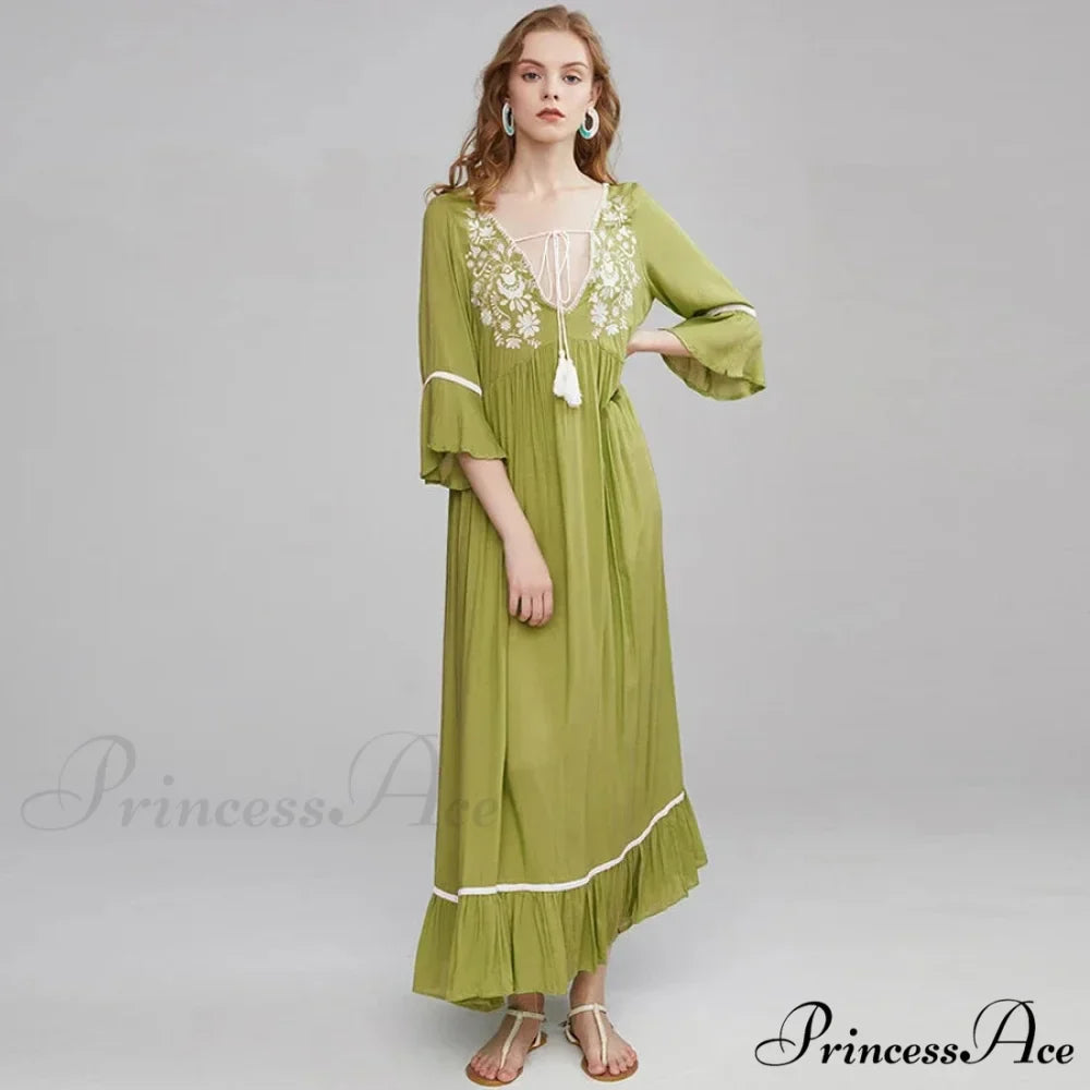 Soft Rayon Bohemian Dress