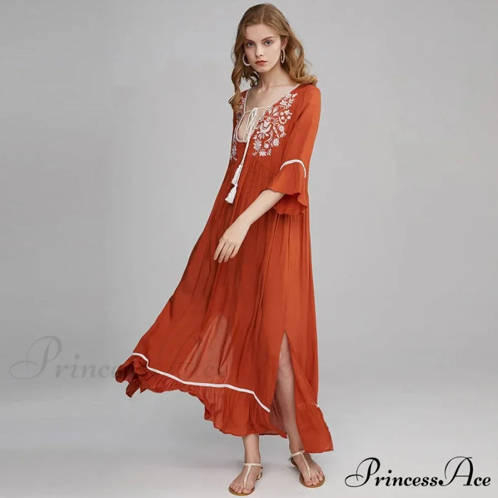 Soft Rayon Bohemian Dress