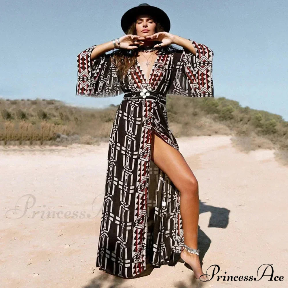 Soft Rayon Kimono Robe Swimsuit Cover-up