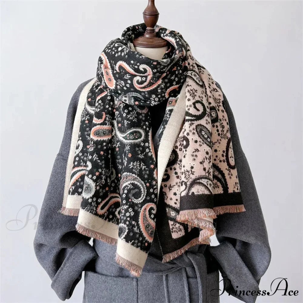 Soft Shawl Wraps Cold Scarf