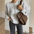 Soft Single-breasted Knit Cardigan