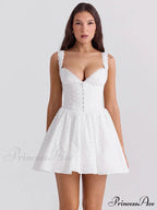 Soft Skirt Patchwork Mini Dress