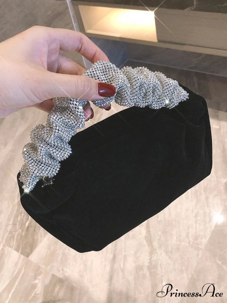 Soft Sparkling Formal Evening Clutch Purse
