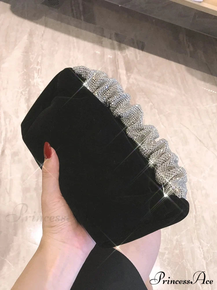 Soft Sparkling Formal Evening Clutch Purse