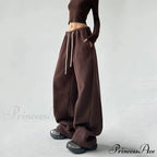 Soft Thicken Wool Wide Leg Trousers