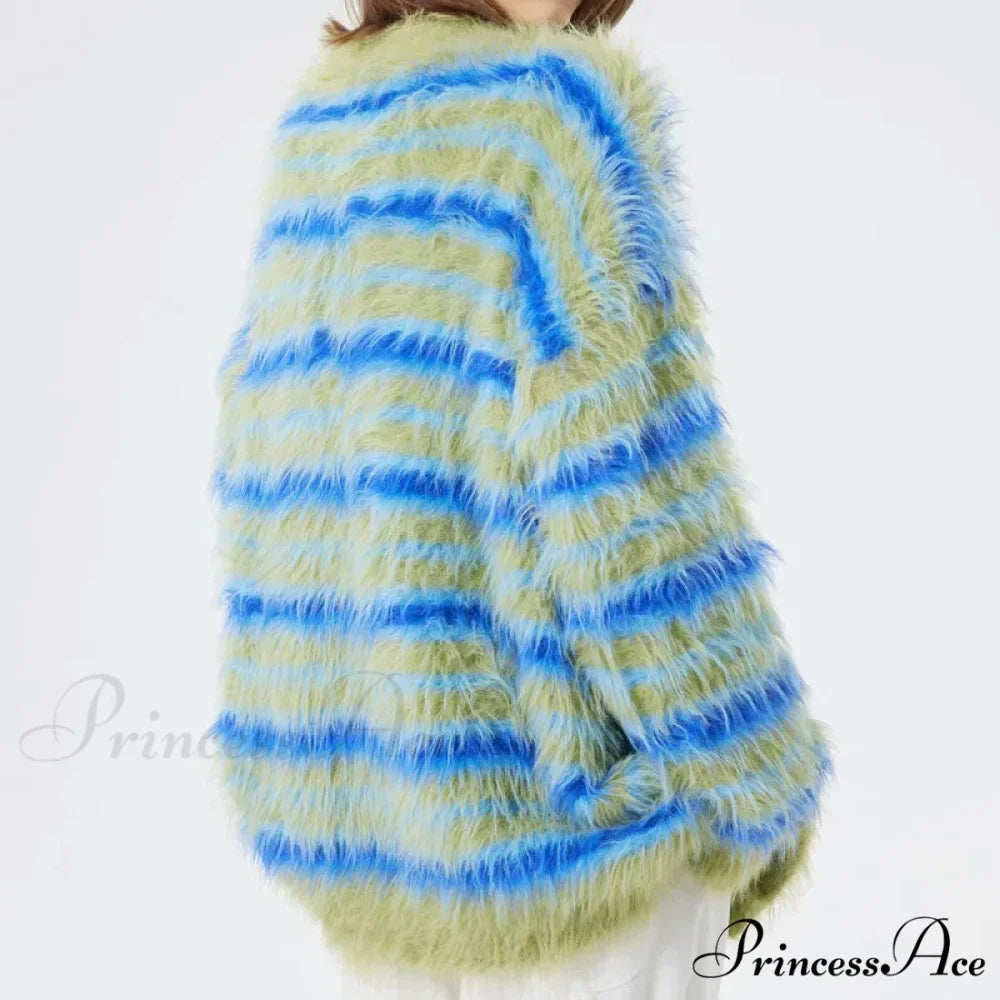 Soft V-neck Cropped Sweater Knitted Cardigan