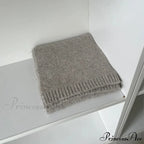 Soft Wool Blend Solid Color Winter Scarf
