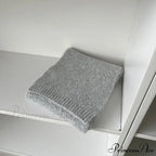 Soft Wool Blend Solid Color Winter Scarf