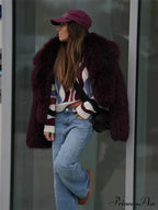 Softened Enlarged Lapel Cardigan Coat