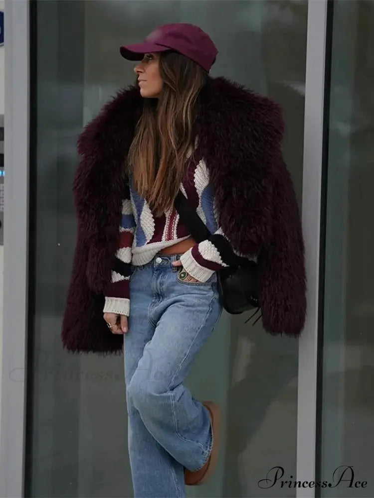 Softened Enlarged Lapel Cardigan Coat