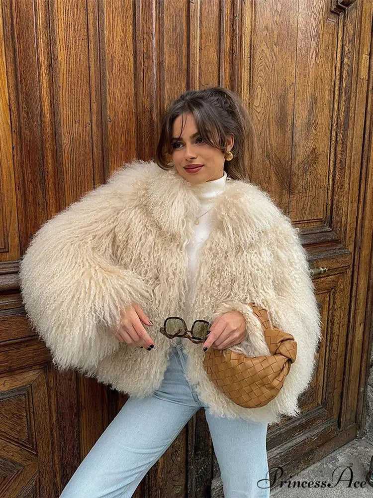 Softened Enlarged Lapel Cardigan Coat