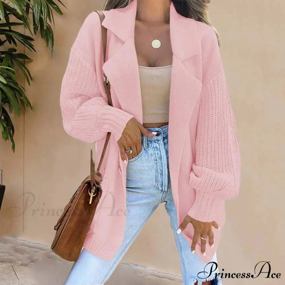 Solid Casual Colour Cardigan