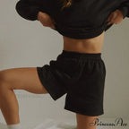 Solid Casual Sport Shorts