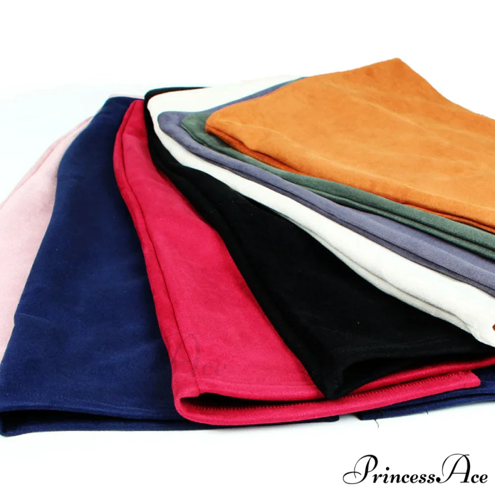 Solid Color Pencil Skirt