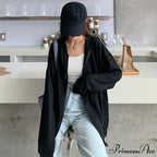 Solid Color Simple Zip-Up Coats