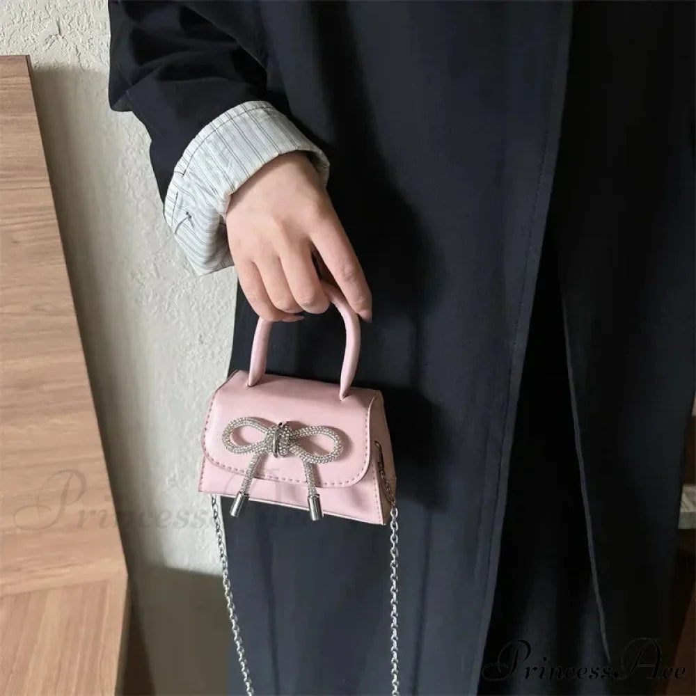 Solid Color Small PU Crossbody