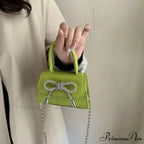 Solid Color Small PU Crossbody