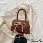 Solid Color Small PU Crossbody