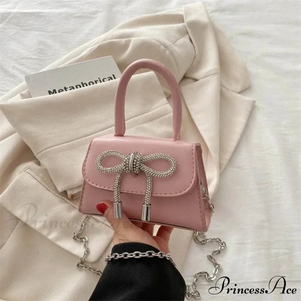 Solid Color Small PU Crossbody