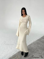 Solid Cotton Maxi Dress