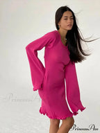 Solid Cotton Maxi Dress