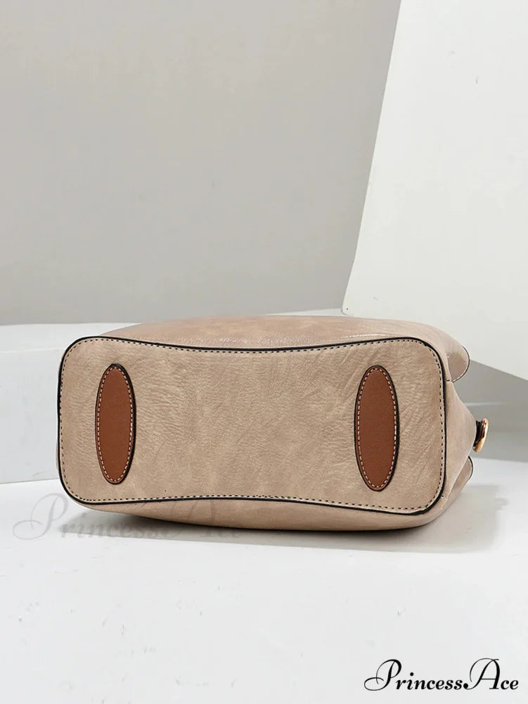 Solid Hue Basic Elderly Women's Crossbody Purse