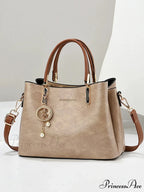 Solid Hue Basic Elderly Women's Crossbody Purse