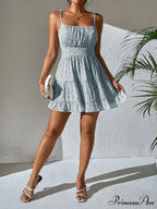 Solid Long Sleeve Mini Dress