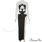 Solid Sexy Irregular Beach Vacation Long Dresses