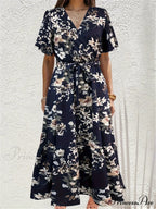 Sophisticated Flower A-line Dress