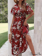 Sophisticated Flower A-line Dress