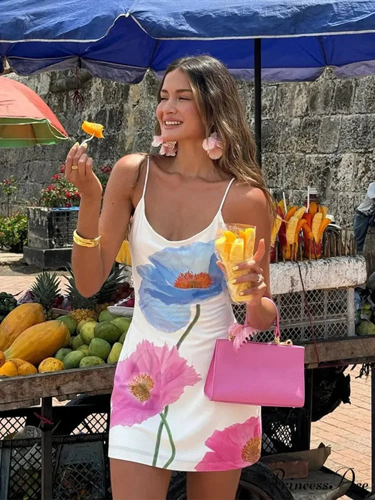 Sophisticated Flower Pattern High Rise Bodycon Flower Dress