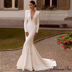 Sophisticated Mermaid Evening Wedding Gown