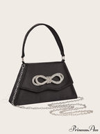 Sophisticated Silk Gem Bow Wedding Clutch Bag