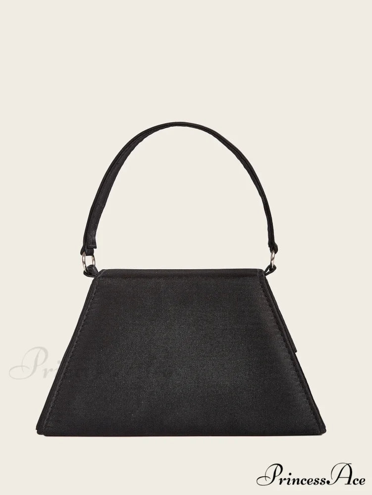 Sophisticated Silk Gem Bow Wedding Clutch Bag