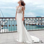 Sophisticated Sleeveless Evening Gown Bridal Dress