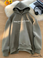 Soul Liberated Message Imprinted Hoodie