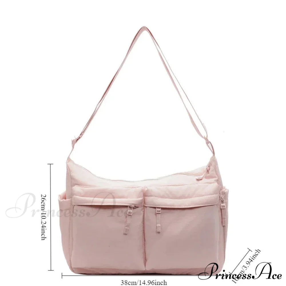 Spacious Capacity Nylon Water-Resistant Labor Crossbody