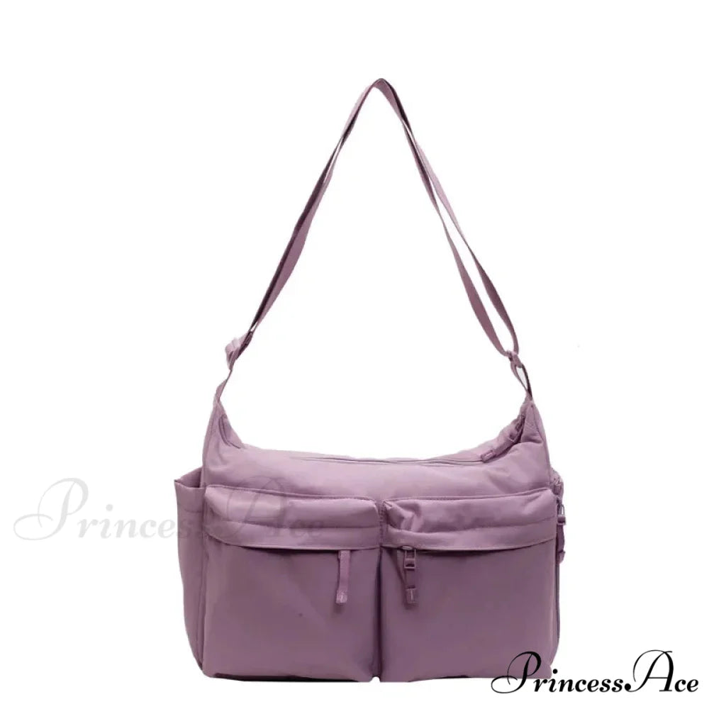 Spacious Capacity Nylon Water-Resistant Labor Crossbody