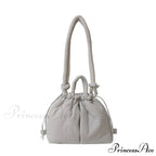 Spacious Capacity Puffer Nylon Tote Purse Designer